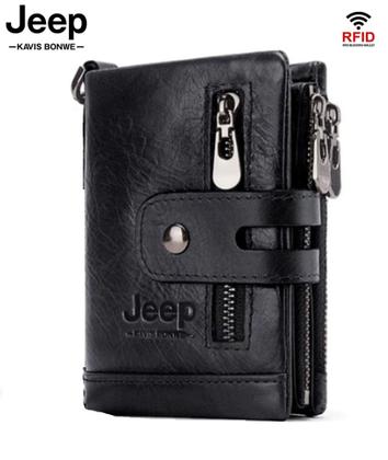 Imagem de Carteira em couro Jeep kavis masculina feminina 
