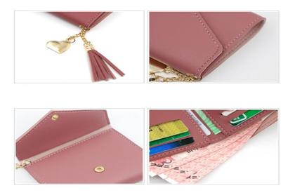 Imagem de Carteira Feminina Slim Porta Cartao material sintético Luxo