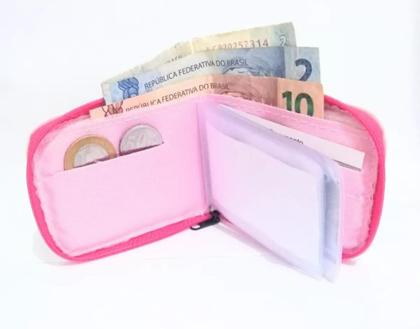 Imagem de Carteira infantil Barbie e relógio digital ou com cronometro menina para presentear sua filha