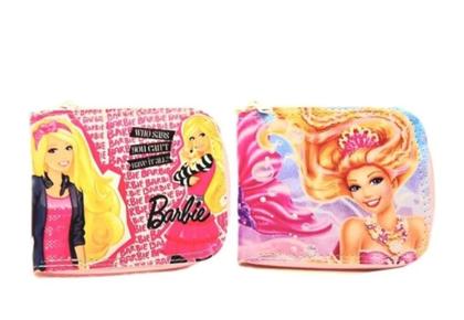 Imagem de Carteira infantil Barbie e relógio digital ou com cronometro menina para presentear sua filha