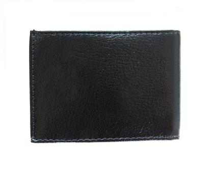Imagem de Carteira Masculina Compacta de Couro Granulado Genuino