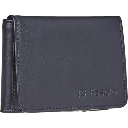Imagem de Carteira Masculina Couro Fasolo Slim Compacta H060-033