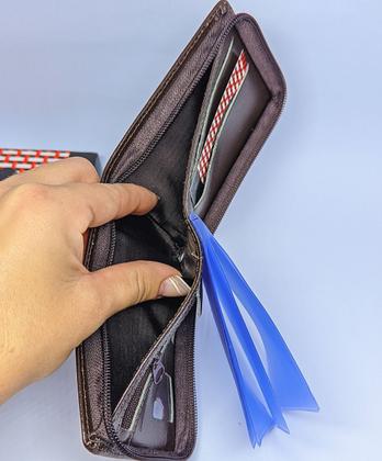 Imagem de Carteira Masculina Couro Legitimo Lisa pequena Marrom Preto Porta Cartão Moedas RG CNH com Ziper Presente Pais + Caixa