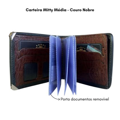 Imagem de Carteira Masculina Couro Legítimo Modelo M1S