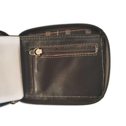 Imagem de Carteira Masculina de Couro Legítimo Grande com Ziper externo Completa grande executiva porta documentos