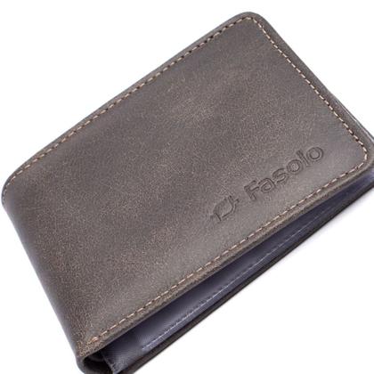 Imagem de Carteira Masculina Fasolo K726146 Couro Café