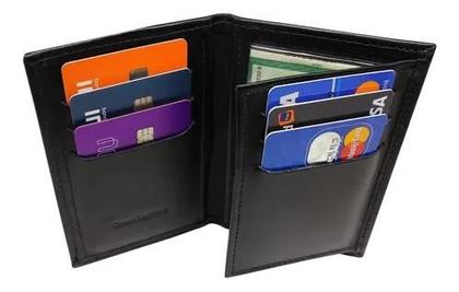 Imagem de Carteira Masculina Porta Cartão Em Couro