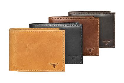 Imagem de Carteira Masculina Slim Pequena Couro Legítimo Long Horn