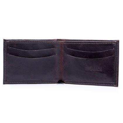 Imagem de Carteira Masculina Slim Rucksack Couro Cédulas/Cartão 008