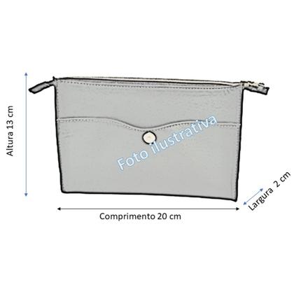 Imagem de Carteira Necessaire Feminina Couro Genuíno RMarq Collection