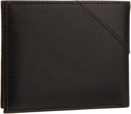 Imagem de Carteira Passcase Guess de Couro para Homens - Preta com Bloqueio RFID