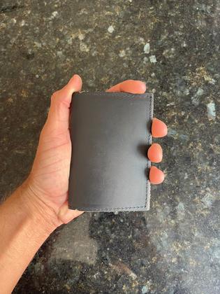 Imagem de Carteira Porta Cartão Slin Masculino Couro Animal ENVIO MESMO DIA