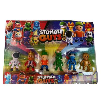 Cartela 6 Bonecos Stumble Guys Lendários Imagem de Cartela 6 Bonecos Stumble Guys Lendários