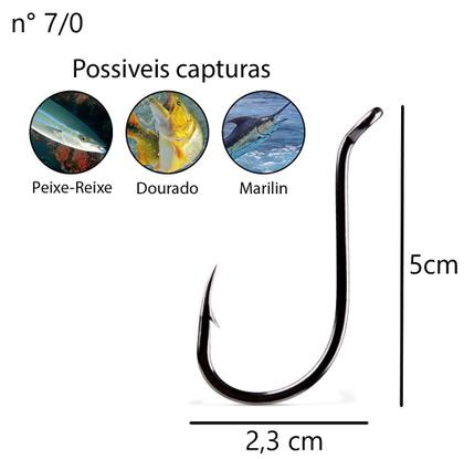 Imagem de Cartela Anzol Pinnacle Octopus Beak 12146