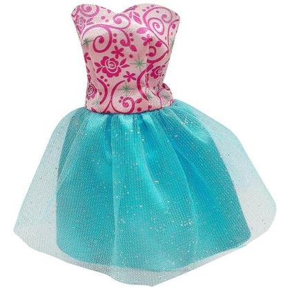 Imagem de Cartela Coleçao Roupa e Acessorios Belinda ROSA/AZUL DM TOYS DMT5738