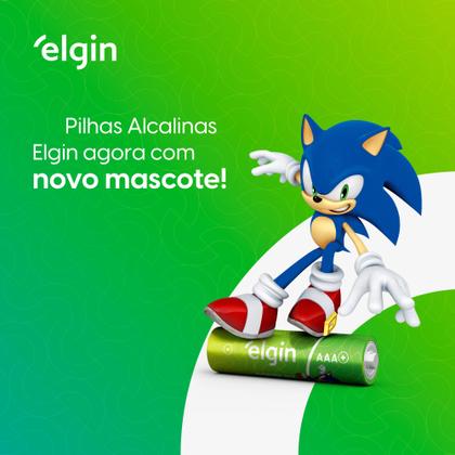 Imagem de Cartela com 4 pilhas AAA Alcalina Energy Elgin