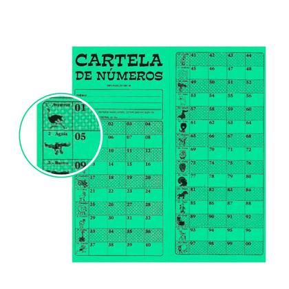 Imagem de Cartela de rifa 100 numeros com 50 unidades - tamoio