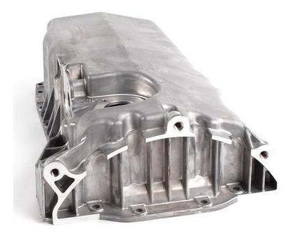 Imagem de Carter de óleo motor vw golf polo bora audi a3 1.6 2.0 aspirado c/furo p/sensor