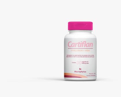 Imagem de Cartiflan Hyaluron 30 cápsulas (Colágeno Tipo II, MSM e Hialurônico)