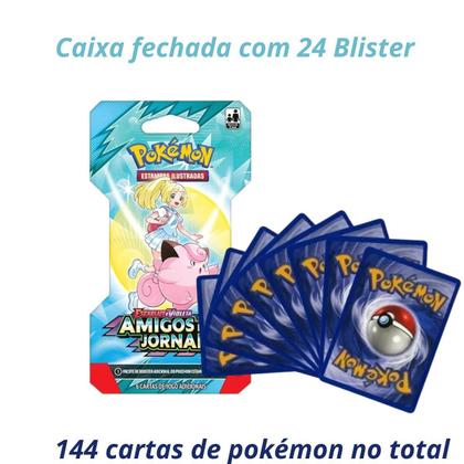 Imagem de Cartinha Pokémon Amigos de Jornada Caixa Fechada 24 Blister