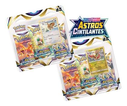 Imagem de Cartinha Pokémon Blisters Astros Cintilantes Eevee Flapple