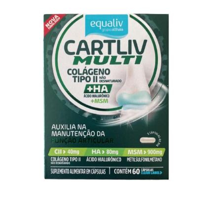 Imagem de Cartliv Multi Colágeno Tipo 2 40mg Articulação 60 Caps