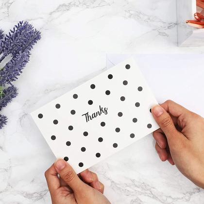 Imagem de Cartões de agradecimento Juvale, pacote de 48 com envelopes, cartões de notas 4x6