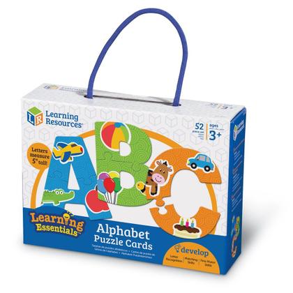 Imagem de Cartões de Quebra-Cabeça Educativos para Bebês - Alfabeto para Crianças a partir de 3 Anos