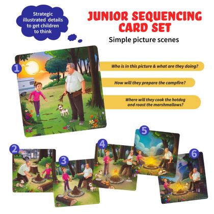 Imagem de Cartões sequenciais SPARK para crianças  Terapia da fala e autismo  SEL