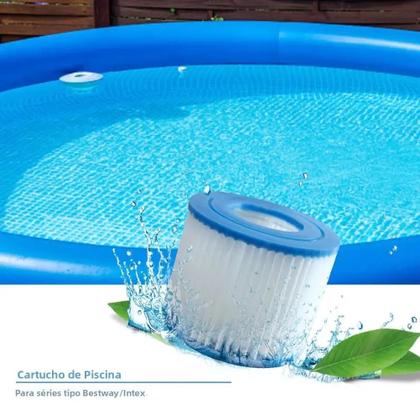 Imagem de Cartucho De Filtro De Piscina VI Substituição Para Best Way Flowclear Lay-Z-Spa Intex Tipo 1-10Pc