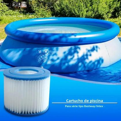 Imagem de Cartucho De Filtro De Piscina VI Substituição Para Best Way Flowclear Lay-Z-Spa Intex Tipo 1-10Pc