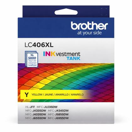 Imagem de Cartucho de Tinta Brother Amarelo 5K LC406XLYS
