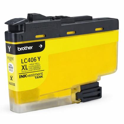 Imagem de Cartucho de Tinta Brother Amarelo 5K LC406XLYS