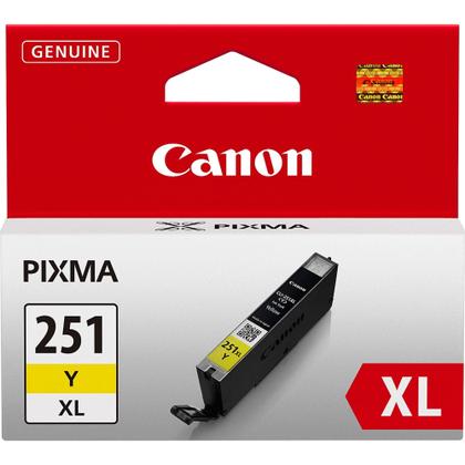 Imagem de Cartucho de tinta Canon CLI-251XL amarelo compatível com Canon P