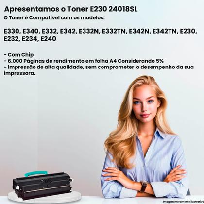 Imagem de Cartucho De Toner Compatível E230 34018HL Laser E342N E342TN