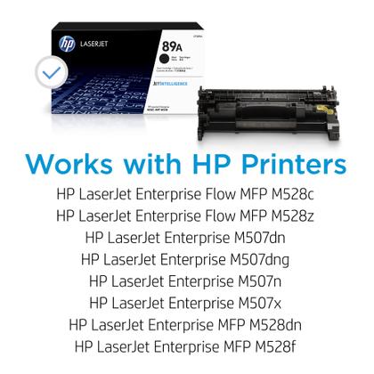 Cartucho de toner HP 89A preto CF289A 5.000 páginas - Refil de