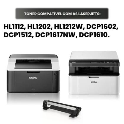 Imagem de Cartucho de Toner tn1060 Compatível para impressora DCP-1512