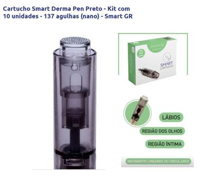 Imagem de Cartucho Smart Derma Pen Nano 137 Agulhas C/anvisa Cx C/10un - SMART GR