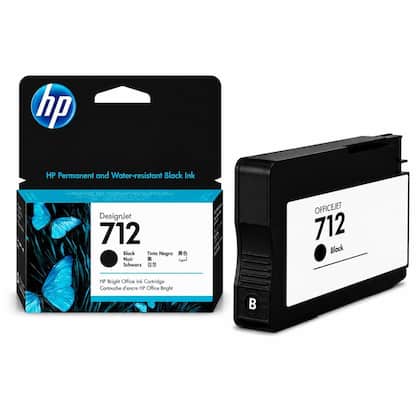 Imagem de Cartucho Tinta Hp 712 38Ml Preto Original