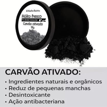 Imagem de Carvão Ativado Hálito fresco Pó Dental 12g