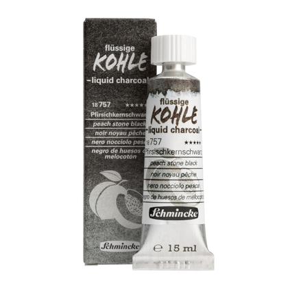 Imagem de Carvão Líquido 15ml Kohle Schmincke Peach Stone Black
