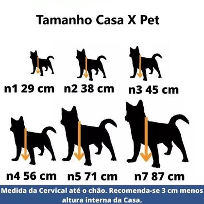 Imagem de Casa Casinha Cachorro Plástica Desmontável Grande N4 Rosa