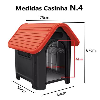 Imagem de Casa Casinha Dog Home Desmontável N4 Para Cães Resistente