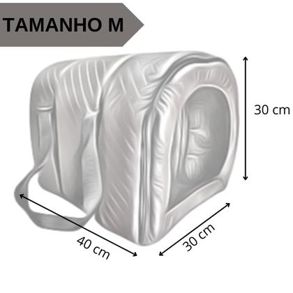 Imagem de Casa E Bolsa De Transporte Pet Cachorro Gato Tamanhos P M G