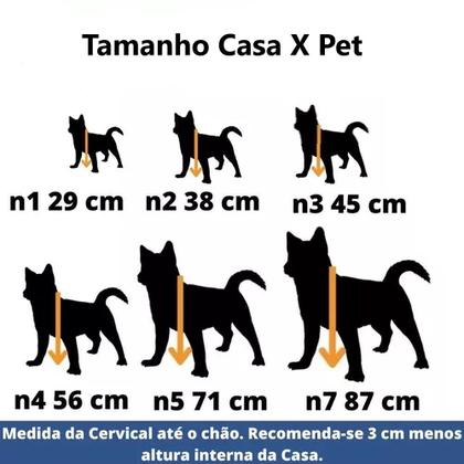 Imagem de Casa P/ Cachorro Porte Médio N3 + Rasqueadeira Cabo Madeira