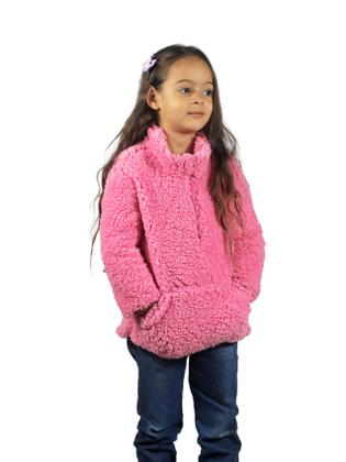 Imagem de Casaco Blusa De Frio Infantil Pele De Carneiro Quentinho Top