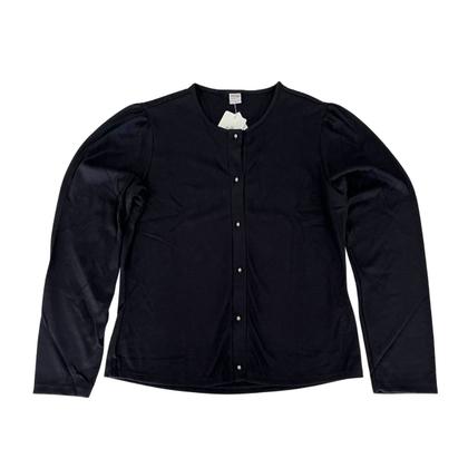 Imagem de Casaco Cardigan Com Botões Preto e Cinza M Ao GG Formitz