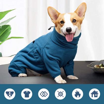 Imagem de Casaco de inverno para cães ROZKITCH, pulôver de lã macia, pijama para animais de estimação