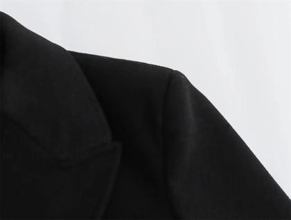 Imagem de Casaco De Lã De Comprimento Médio Estilo Britânico Para Mulheres plus Size 2024 Com Dois Botões Para