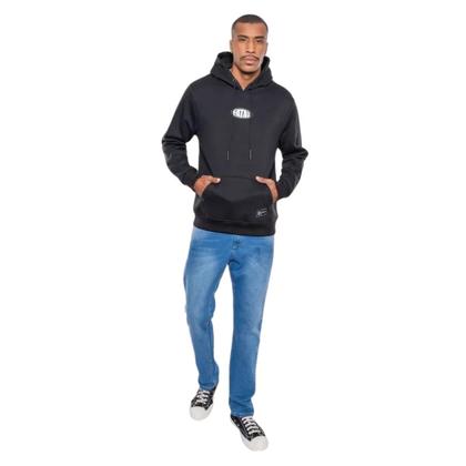 Imagem de Casaco de Moletom Bolso Canguru Fatal Fechado Preto